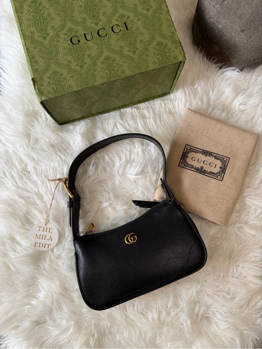 GUCCI APHRODITE SHOULDER MINI LEATHER BAG